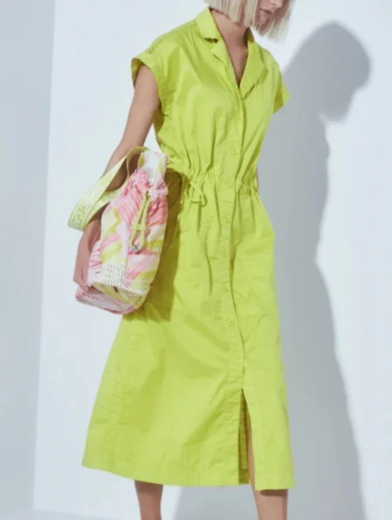 Marc Cain Limeade Shirt Dress - Picture 1 of 13